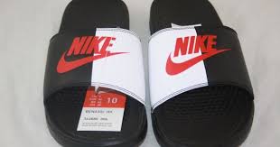 Black And White Nike Sandals Womens New Nike Benassi Jdi Men S Black Game Red White 343880 006 Slide Sandals Ebay Nike Benassi Nike Slides Mens Nike Slippers
