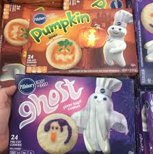 Scare up some halloween fun with these cute + easy cookie ideas. Found Pillsbury Halloween Cookie Doughs Snack Gator Pillsbury Halloween Cookies Halloween Sleepover Halloween Snacks