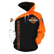 Official Harley Davidson Motorcycle Biker Pullover Hoodies Custom Detailed 3d Graphic Printed Double Sided Design Classic Official Custom Harley Logos Offi Hoodies Harley Davidson Clothing Hoodie Material