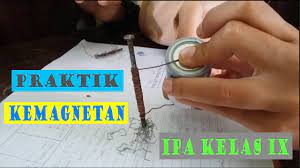Praktek ipa kelas 9 semester 2. Cara Membuat Magnet Secara Elektromagnetik Praktik Ipa Kelas Ix Youtube