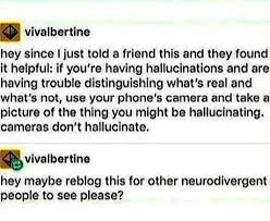 Also Go See A Doctor Hallucinating Is In No Way Normal Or Healthy Life The More You Know Life Advice