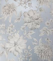 I can't decide which one i like better. Blue Floral Wallpaper White Grey Flowers Pearlescent Gray And Blue Floral 1500x1700 Wallpaper Teahub Io