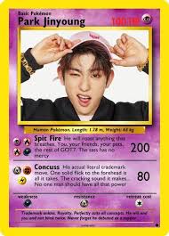 Fan Makes The Got7 Pokemon Cards Nobody Asked For But Everyone Desperately Needs Funny Yugioh Cards Fake Pokemon Cards Got7 Meme