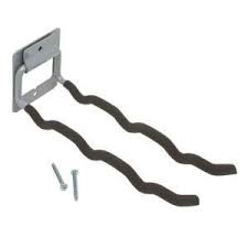 Everbilt Heavy Duty Vinly Coated Flip Up Tool Holder In Gray 50 Lbs 01192 Wreath Storage Garden Tool Storage Tool Storage