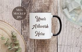 Black Handled White Mug Mockup Design Mockup Free Mockup Free Psd Mockups Templates