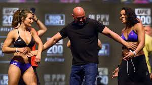 Hawk to host mma show on siriusxm rush. Ufc 200 Weigh In Miesha Tate And Amanda Nunes Get Separated Youtube