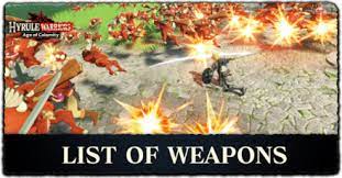 Each character has separate weapons based on their tactics, and can be upgraded for better damage & abilities. Types Of Weapons List Of All Weapons Hyrule Warriors Age Of Calamity Game8