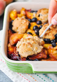 Then add arrowroot starch and toss blueberries. Healthy Blueberry Peach Cobbler Our Week In Meals 32 The Seasoned Mom
