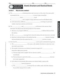 Emily landers & alex strickland. Atomic Structure And Chemical Bonds Worksheet Answer Key Fill Online Printable Fillable Blank Pdffiller