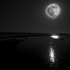 Smooth and fluid pencil strokes help to capture the liquid quality of the moon's reflection. Moon Reflection The Moon Reflecting In The Water Below Art Holland Photography Flickr