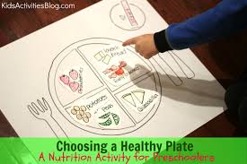 Let them explore different foods such as chopped up banana, carrots. Choosing A Healthy Plate A Nutrition Activity For Preschoolers