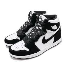 Womens Jordan 1 Retro High Twist Black And White Advertisement Ebay Nike Wmns Air Jordan 1 High Og I Aj1 Panda Twist Black Women Shoes Cd0461 007 Sneakers Fashion Hype Shoes Women Shoes