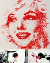 Image result for drawing using only red"