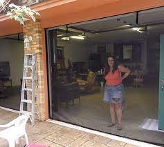 Fresh air screens 16 ft. 8 Tall Garage Door Screens Garage Door Screens