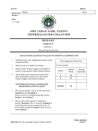 Rajah di bawah menunjukkan kacukan antara pokok kacang pea berbunga merah dan tinggi homozigus dengan pokok kacang pea. P3 Spm Trial 2018