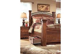 Beds Timberline Poster Bed W Storage Ashley Furniture Furniture Ashley Furniture Country Style Furniture