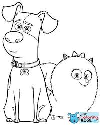 The Secret Life Of Pets Coloring Pages Print Them For Free In Puppie Is Watching Tv Coloring Pages Downl Coloring Pages Owl Coloring Pages Secret Life Of Pets