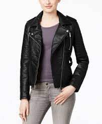 Rachel Rachel Roy Faux Leather Motorcycle Jacket Only At Macy S Faux Leather Motorcycle Jacket Faux Leather Moto Jacket Celebrities Leather Jacket