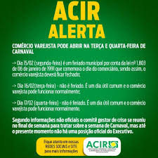 Llegan los feriados, abren la circulación, el público va a centros comerciales, supermercados., y el virus está en el aire. Afinal Carnaval E Feriado Em Rondonopolis Acir Mt