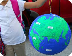 As The World Turns And The Wine Pours Blonde Mom Blog Globe Projects Earth Projects Science Projects