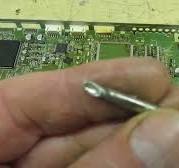 Surface mounted chip removal and replacement demo.
