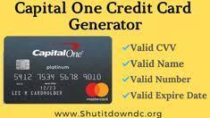 It offers unlimited 1.5 percent back on all purchases. Capital One Credit Card Numbers Generator Valid Cvv Details Capital One Credit Card Credit Card Numbers Visa Card