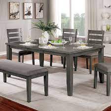 Find the perfect home furnishings at hayneedle, where you can buy online while you explore our room designs and curated looks for tips, ideas & inspiration to help you along the way. Viana Expandable Dining Table By Furniture Of America Furniturepick