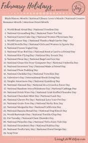 2019 Fun National Holidays Living Life With Joy In 2020 Silly Holidays National Holiday Calendar National Holidays