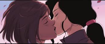 An illustration and sketches of mai from avatar the last airbender! This Lesbian Kiss Has Made Comic Book History