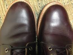 Many sneakers and boots develop creases on the upper, in the shoes that are made from multiple pieces of leather experience tension at every seam. On Leather Quality And Properties Horween Leather Co