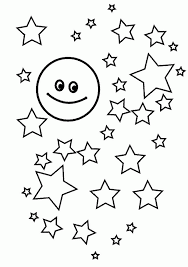 The set includes facts about parachutes, the statue of liberty, and more. Moon And Stars Coloring Pages Printable Coloring Home