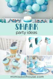 Hi friends, in this tutorial, i'll show how to create baby shark theme birthday decor with easily available material and make your baby's birthday fun. Shark Birthday Party Ideas Mimi S Dollhouse