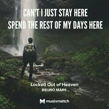 Locked Out Of Heaven Bruno Mars Locked Out Of Heaven Lyrics Songs