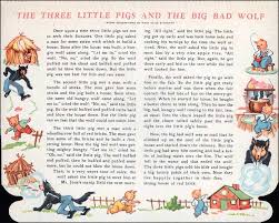 Story Of The Three Little Pigs And The Big Bad Wolf Three Little Pigs Little Pigs Big Bad Wolf
