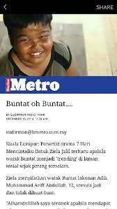 Film yang disutradarai oleh upi avianto ini dibintangi oleh nirina zubir, maria agnes, dinna olivia, revaldo, vino g. Watak Si Buntat 7 Hari Mencintaiku Jadi Bualan Hangat Di Media Sosial Update Buntat Live Di Sepahtu Reunion 6 1 2017 Gosip Tempatan Gosip Forum Cari Infonet