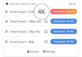 Jul 07, 2020 · premium version download any video played with vimeo player (embedded on blogs or directly from vimeo) if you already have a tab opened with your video when you install, press refresh once in that tab for the extension to work. Video Downloader Plus