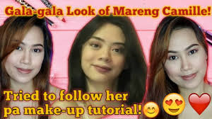 I tried following the make up tutorial of pretty, sexy and gorgeous Mareng  Camille! #Jamill
