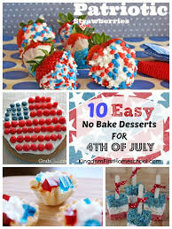 Ingredients 100g strawberry's 100g blueberries 200g sour cream 500g cottage cheese 1 cap red jello 1 cap blue jello 1 cap no color jello. 10 Easy No Bake Desserts For 4th Of July
