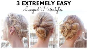 Prep hair with a gel for shine and control like bumble and bumble gel ($26, sephora. 3 Easy Looped Hairstyles For Easter Holidays Hairs Affairs Youtube