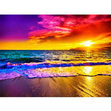 See more ideas about pictures, sunset, beautiful nature. Sunset Beach Full Drill Diy 5d Diamond Painting Embroidery Cross Stitch Art Kit Ebay