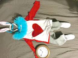 Diy White Rabbit Costume From 1951 Alice In Wonderland White Rabbit Costumes Diy Baby Costumes Rabbit Costume