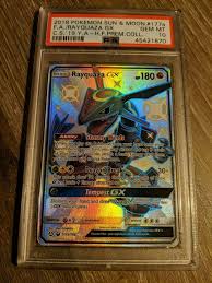The tcgplayer price guide tool shows you the value of a card based on the most reliable pricing information available. Psa 10 Pokemon Hidden Fates Collection Rayquaza Gx Ful