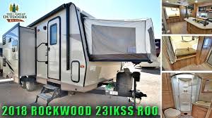New 2018 Rockwood 23ikss Roo Hybrid Expandable Pop Out Colorado Camper Youtube Camper Recreational Vehicles Rockwood