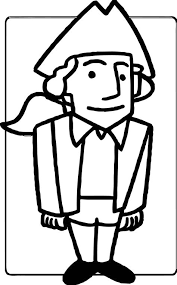 Coloring pages of a winged man, inspired by icar. Awesome American Revolution Man Coloring Page Coloring Pages Coloring Sheets For Kids