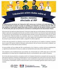 Noticias destacadas de reforma tributaria. La Set Aclaro Que Por El Momento No Bajara El Piso Imponible Para El Irp Aurora Caaguazu