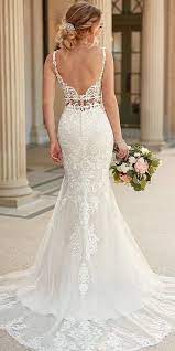 24 Trumpet Wedding Dresses That Are Fancy Romantic Wedding Dresses Guide Dresses Fanc Wedding Dresses Romantic Backless Mermaid Wedding Dresses Wedding Dresses