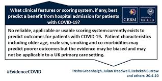 Crb team and player statistics. What Clinical Features Or Scoring System If Any Might Best Predict A Benefit From Hospital Admission For Patients With Covid 19 The Centre For Evidence Based Medicine