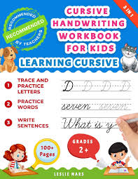 This cursive tracing book contains more than 18,000 cursive tracing units. Cursive Handwriting Workbook For Kids Learning Cursive For 2nd 3rd 4th And 5th Graders 3 In 1 Cursive Tracing Book Including Over 100 Pages Of Exercises With Letters Words And Sentences Mars