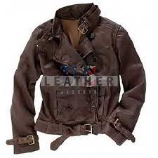 Captain America 2 Black Widow Custom Leather Jacket