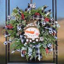 This garland wreath is one of those multiple season home decor items. Julie Siomacco Author At Southern Charm Wreaths